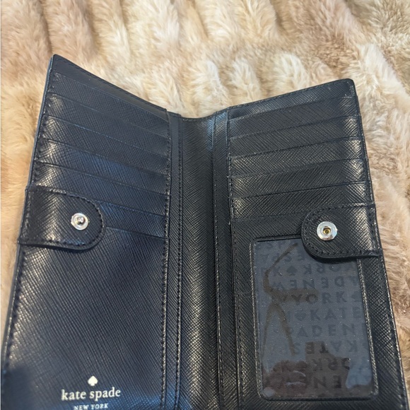Kate Spade Midnight black leather wallet
like new - Picture 2 of 3